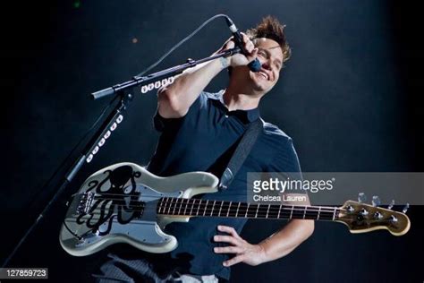 bassist vocalist mark hoppus of blink 182 performs at honda center news photo getty images