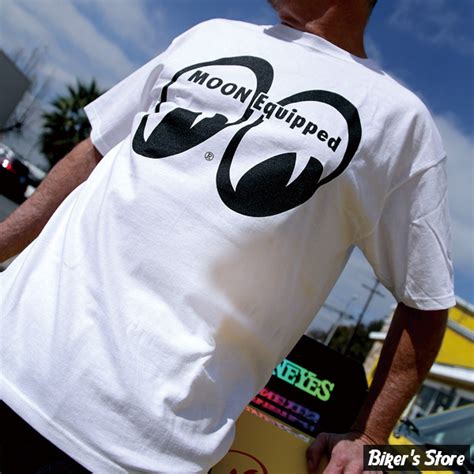 Tee Shirt Moon Moon Equipped Logo Couleur Blanc Taille 3