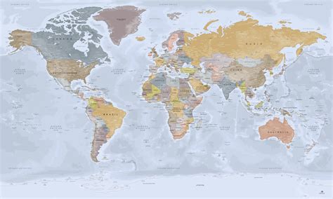 Mapa Del Mundo Completo Mapa Del Mundo Con La Antártida