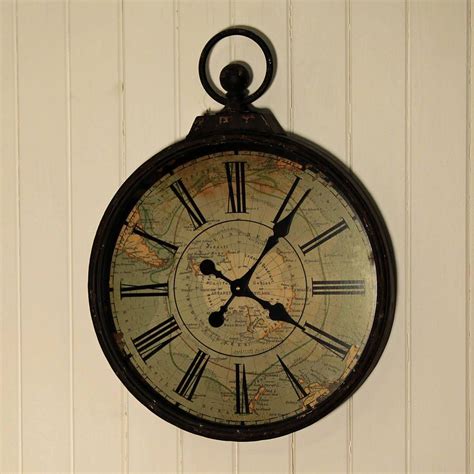 Antique Style Pocket Watch Style Large Wall Clock Wall Clock Face Wall