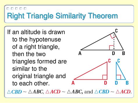 Ppt 93 Altitude On Hypotenuse Theorems Powerpoint Presentation Free