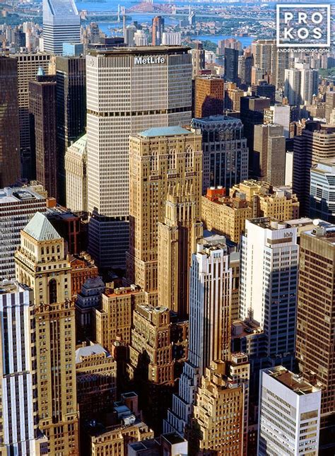 Midtown Manhattan Skyscrapers Ii Framed Photograph By Andrew Prokos