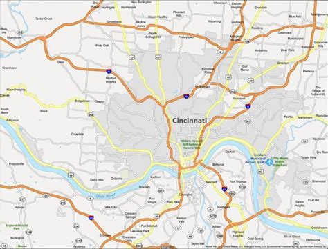 Map Of Cincinnati Ohio Gis Geography