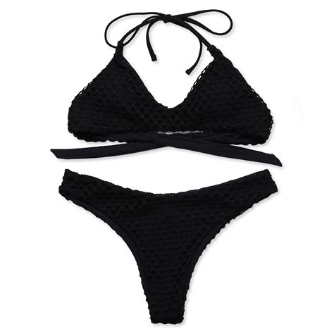Cobunny Bikini 2019 Sexy Women Swimsuit Two Piece Suits Black Solid