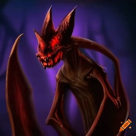 Artwork Of Vraxoth A Shadowy Creature With Glowing Red Eyes On Craiyon