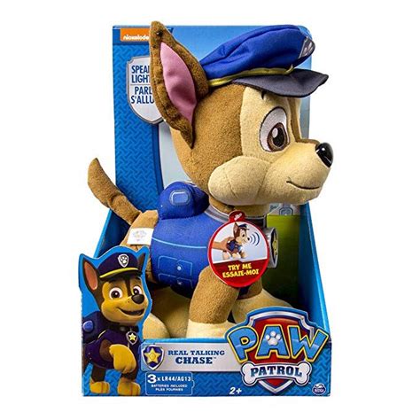 Paw Patrol Deluxe Lights And Sounds Plush Real Talking Chase Review