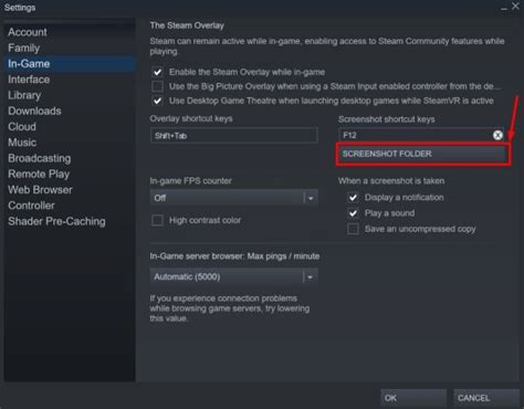 How To Access And Change Steam Screenshot Folder Location