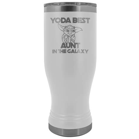 yoda best aunt engraved tumbler funny star wars t for aunt the improper mug