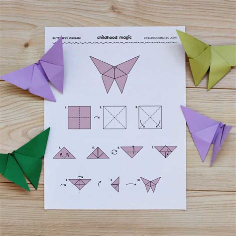 Origami Butterfly Childhood Magic