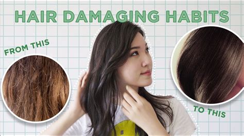 Hair Damaging Habits Youre Doing EVERY DAY Simple Tips No One Tells You YouTube