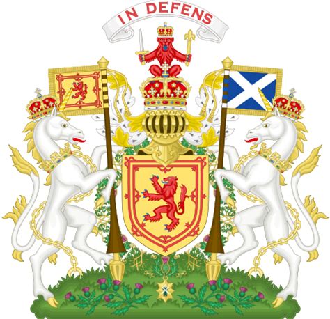 Erst mit der vereinigung großbritanniens und irlands Wappen Schottlands - Coat of arms of Scotland
