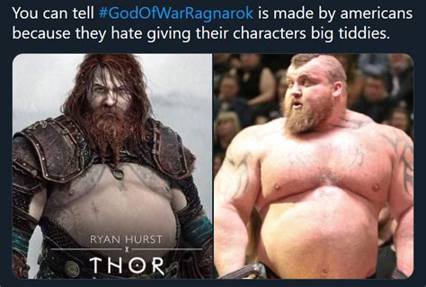 You Can Tell It Is Made By Americans Thor God Of War Ragnarok