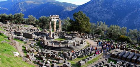 Delphi Archaeological Site The Navel Of Earth In Greece