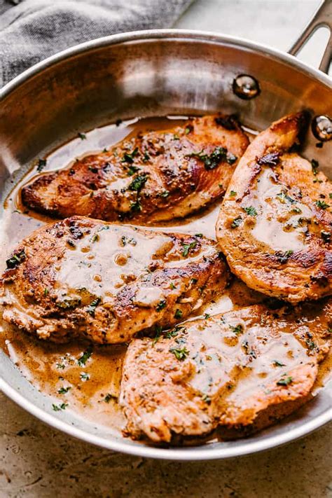 Stuffed pork chops w/ country style mashed potatoes aryannerobertson. Juicy Skillet Balsamic Chicken Breasts | Easy Weeknight ...