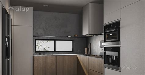 Minimalistic Zen Kitchen Semi Detached Design Ideas And Photos Malaysia