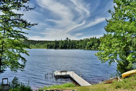 Northern Wisconsin Vacation Home Rental On Lower Clam Lake Clam Lake Wi