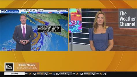 Tracking Hilary Jen Carfagno Of The Weather Channel Discusses Impacts