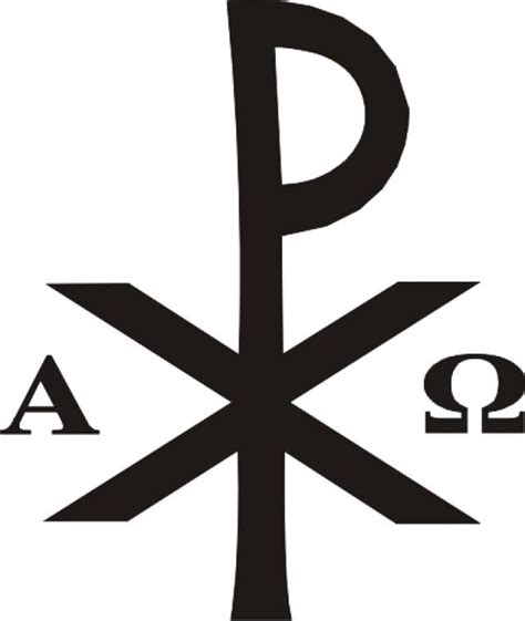Alpha Omega Catholic Symbols Chi Rho Symbols