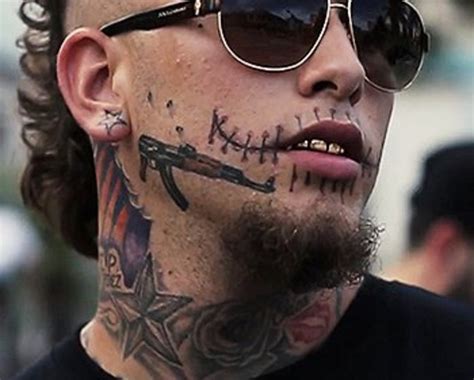 10 Rappers With Crazy Face Tattoos Tattoo Ideas Artists
