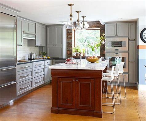 Check out our kitchen cabinets selection for the very best in unique or custom, handmade pieces from our storage & organization shops. Contrasting Kitchen Islands | Traditional, Cleanses and Colors