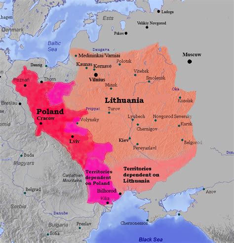 The Grand Duchy Of Lithuania And The Kingdom Of Maps On The Web