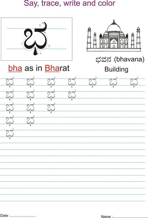 It is an abugida of the brahmic family. Pin by Sukumar K on Kannada Alphabets Worksheet in 2020 | Practices worksheets, Alphabet ...