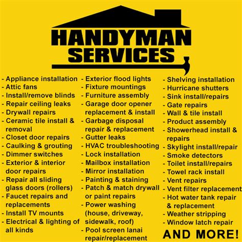 Handyman Services - What To Offer - Home Handyman Hero