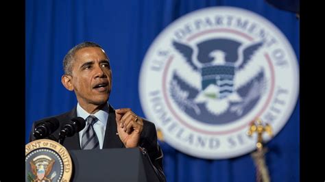 President Obama Speaks On Funding For The Department Of Homeland