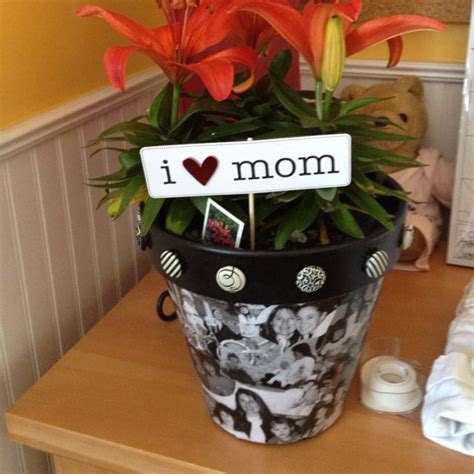 Mothers Day Flower Pot Mothers Day Ideas Pinterest