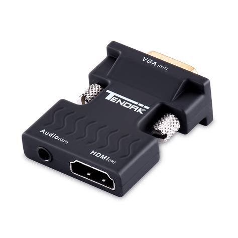 Buy the best and latest hdmi vga converter on banggood.com offer the quality hdmi vga converter on sale with worldwide free shipping. HDMI to VGA Converter with Audio, Tendak Gold-Plated 1080P ...