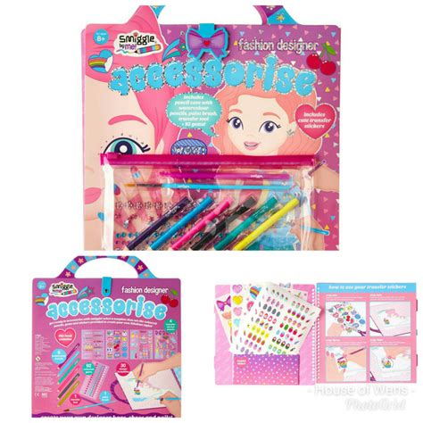 Jual Smiggle Accessories Design Activity Book Buku Smiggle Jakarta