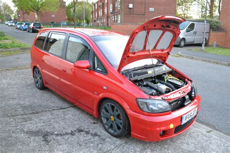 Vauxhall Zafira Gsi I Turbo Of Ever Red Moted Seater