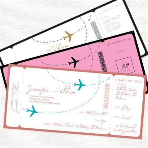 Come Fly With Me Boarding Pass Wedding Invitation Printable File Aviation Airplane