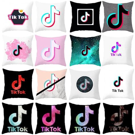 Sanume Tik Tok Pillow Covers Work Office Chair Pillowcase Square Size