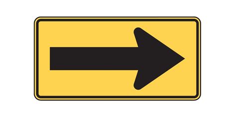 Road Signs Test Large Arrow