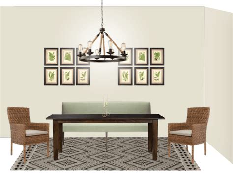 Marias Rustic Modern Dining Room Design Board Home