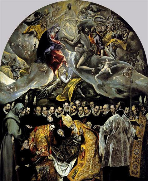 El Greco The Burial Of The Count Of Orgaz Free Stock Illustrations Creazilla