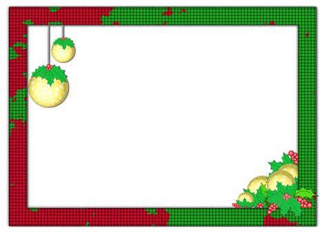 Clipart Bingkai Natal Gudang Gambar Vector Png