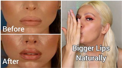How To Get Bigger Lips Plump Lips And Fuller Lips Naturally No Surgery No Filler Lip