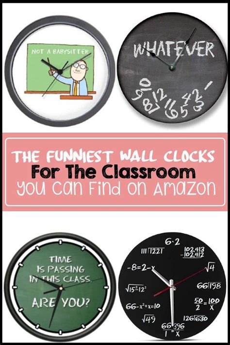 The Most Hilarious Classroom Clocks You Can Find On Amazon Classroom