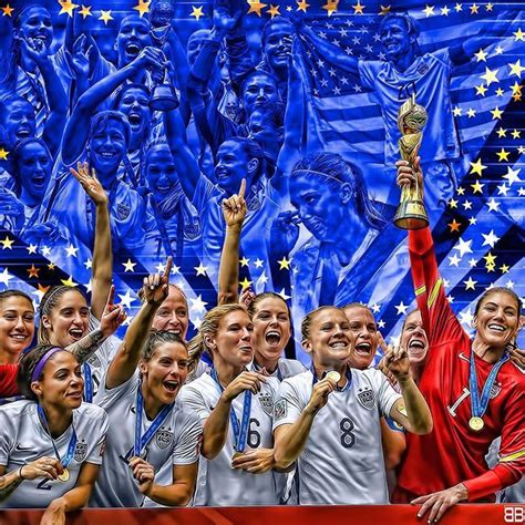 World Cup Champs 👏🇺🇸⚽️🏆 Congrats To The Uswnt On Becoming The First