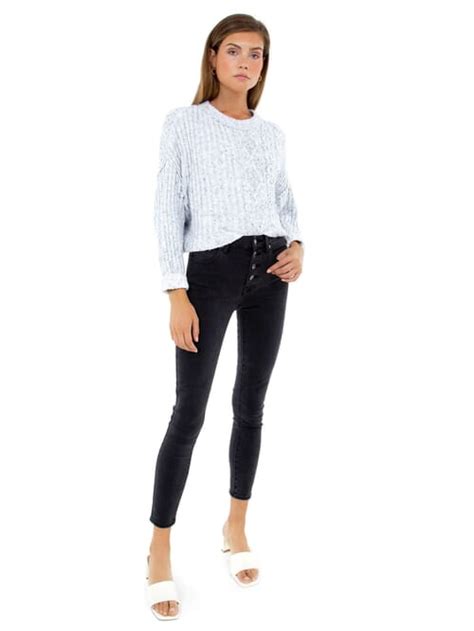 Free People On Your Side Pullover In Blue Combo Fashionpass