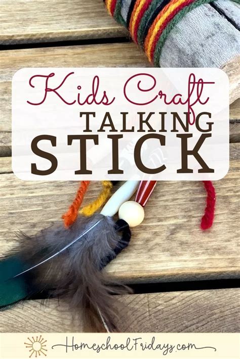 Make Your Own Talking Stick Talking Sticks Good Friday Crafts