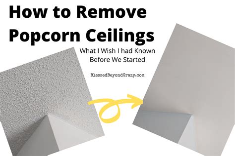 How To Remove Popcorn Ceilings What To Know Before You Start Blessed