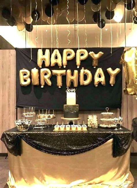 Image Result For 50th Birthday Party Ideas For Men Gold Birthday
