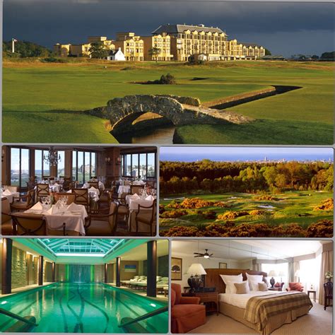 Old Course Hotel Golf Resort And Spa St Andrews Fife United Kingdom Bordering The Renowned