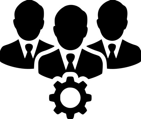 Teamwork People Users Gear Svg Png Icon Free Download