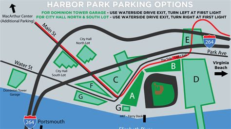 Directions And Parking Tides