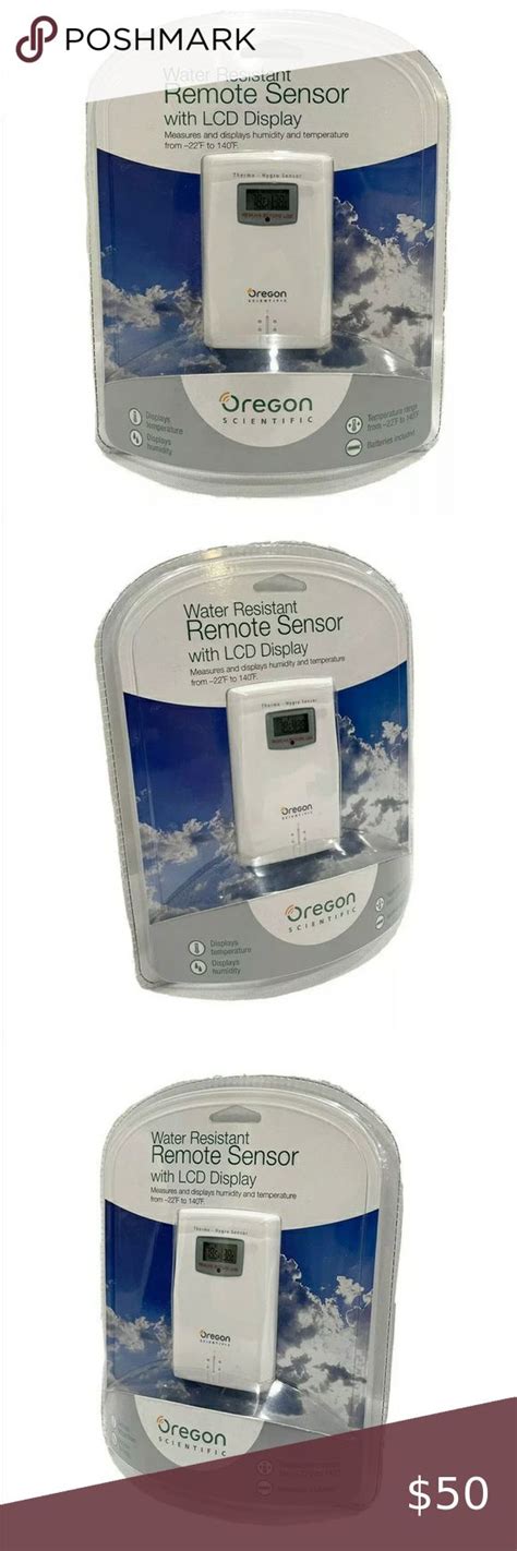 Oregon Scientific Thgr122nx Water Resistant Remote Sensor W Lcd