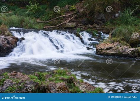 Silky Waterfall On River Stock Photo Image Of Scenic 11538082